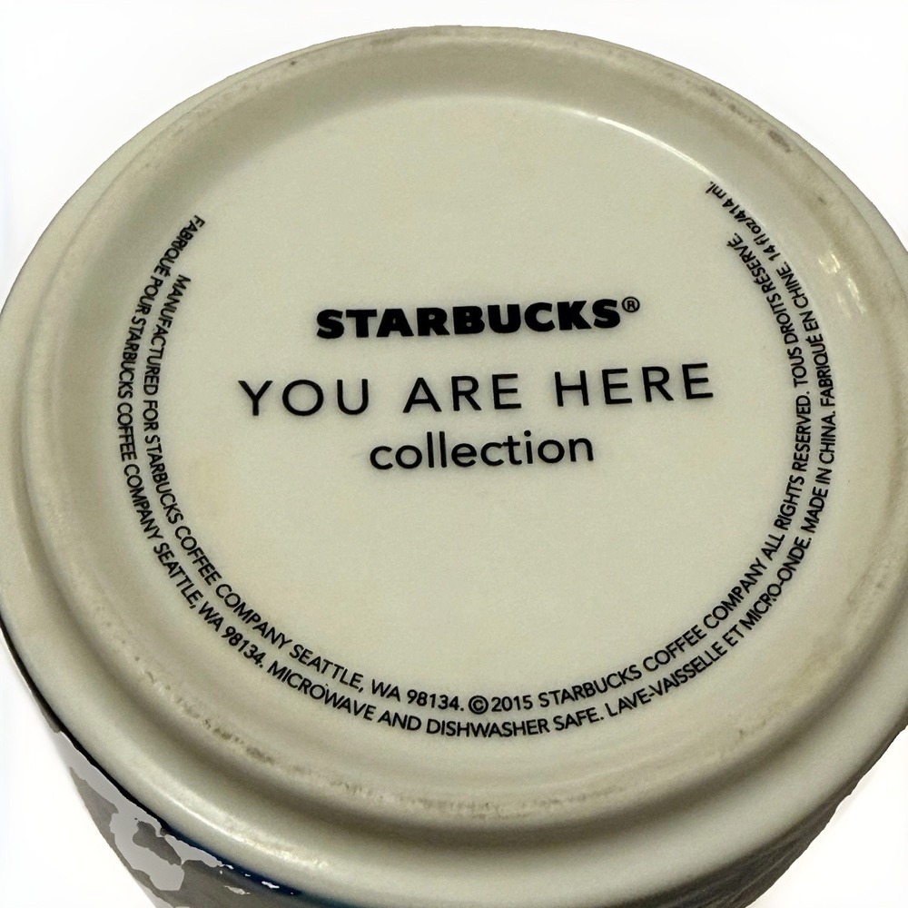 Starbucks Coffee Cup Quebec You Are Here Series Collection 14oz Tea Mug 2015 - Picture 3 of 16